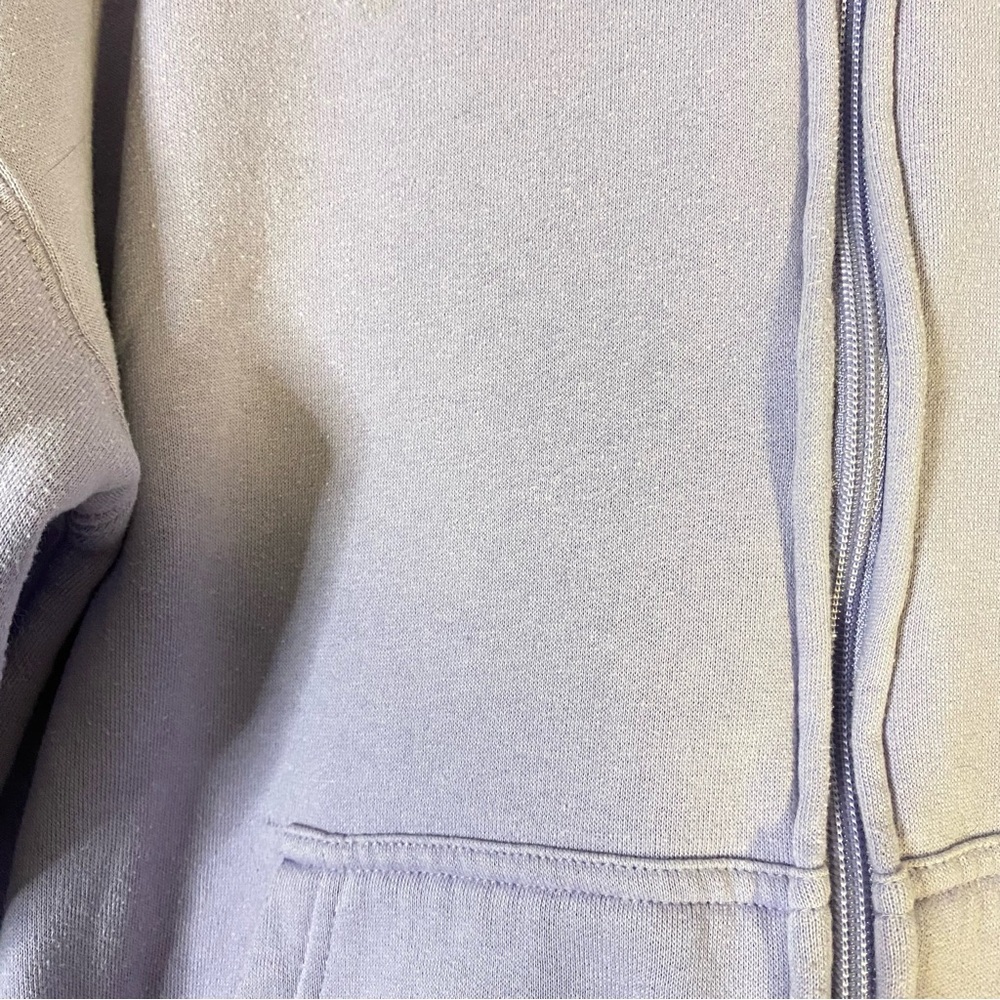 Playboy Bunny Vintage Zip-Up Hoodie Light Purple Bedazzled Outline Back Logo S M - Picture 4 of 11